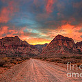 Sunset At Red Rock Canyon